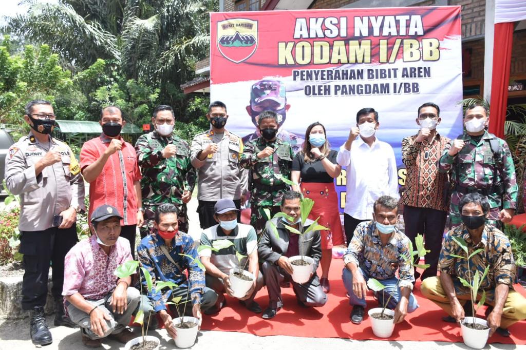 Kodam I/BB Gelar Aksi Nyata Reforestasi Kawasan Danau Toba