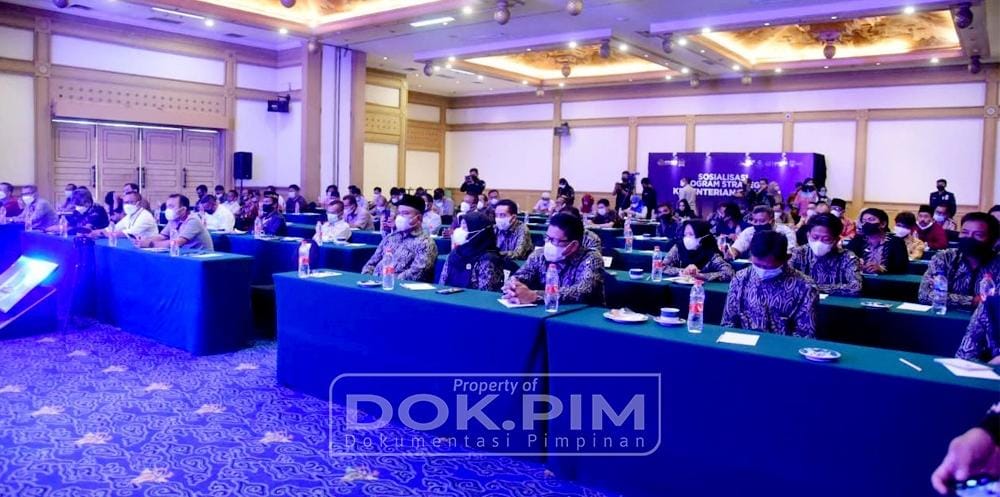 Pj. Bupati Bekasi Hadiri Sosialisasi Program Strategis Kementerian ATR/BPN