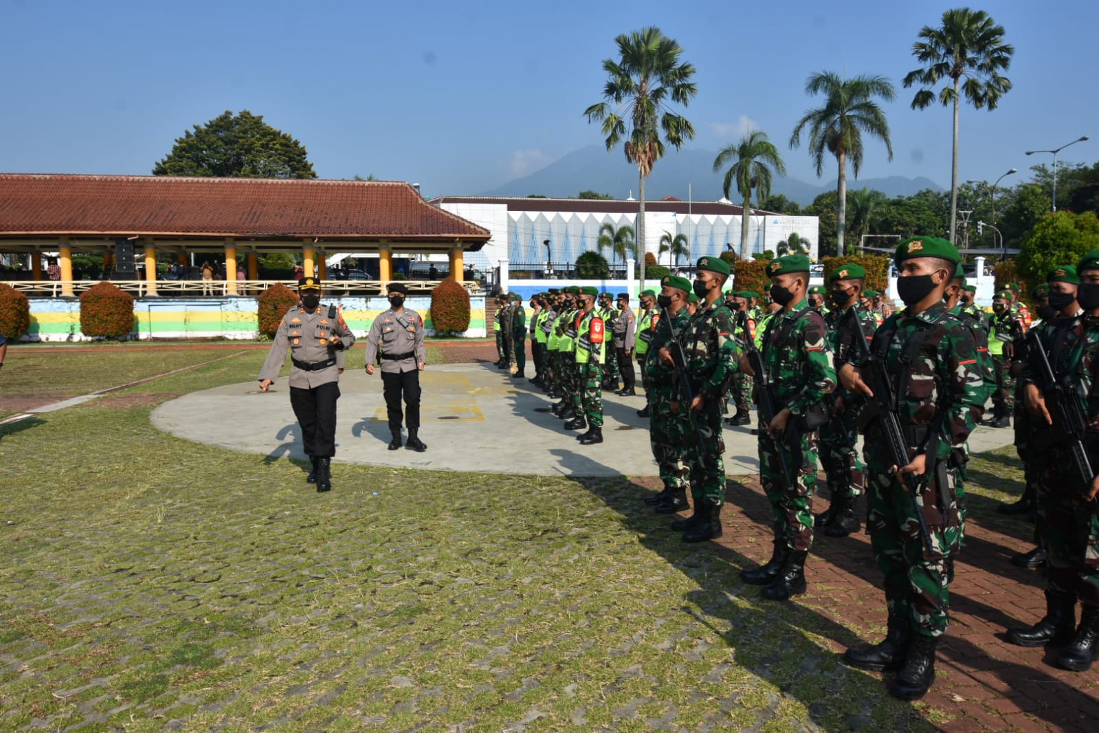 Jelang Pilkades Serentak Polres Pandeglang Gelar Apel Pasukan Pengamanan