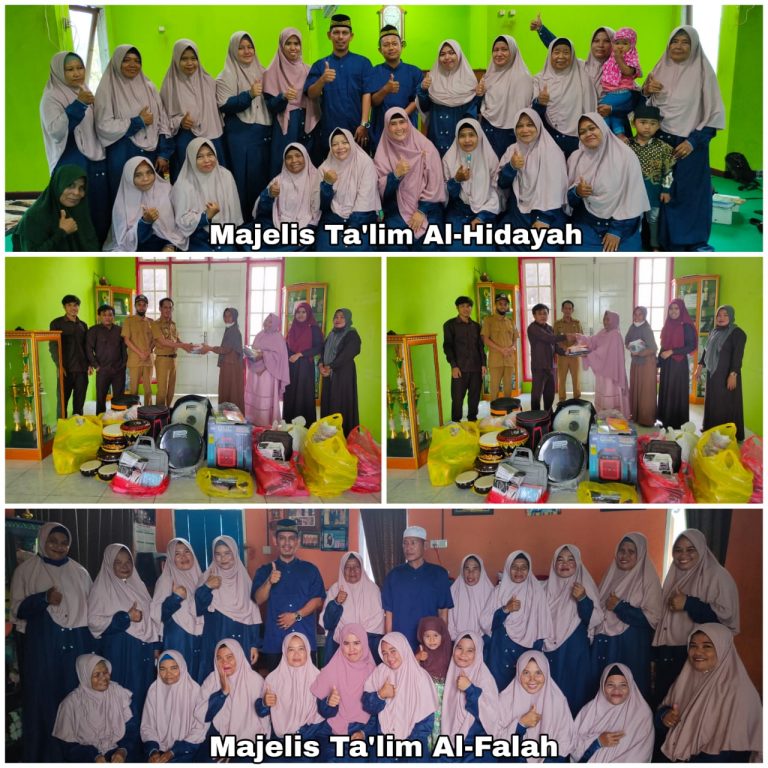 Kepala Desa Rantau Panjang Berikan Bantuan Kepada Majlis Ta’lim