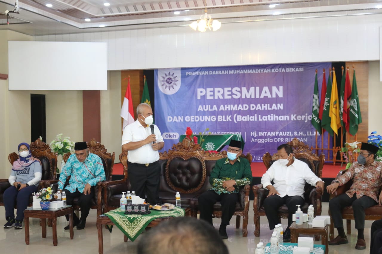 Wali Kota Bekasi Resmikan Aula Ahmad Dahlan Dan Gedung Blk Muhammadiyah Kota Bekasi