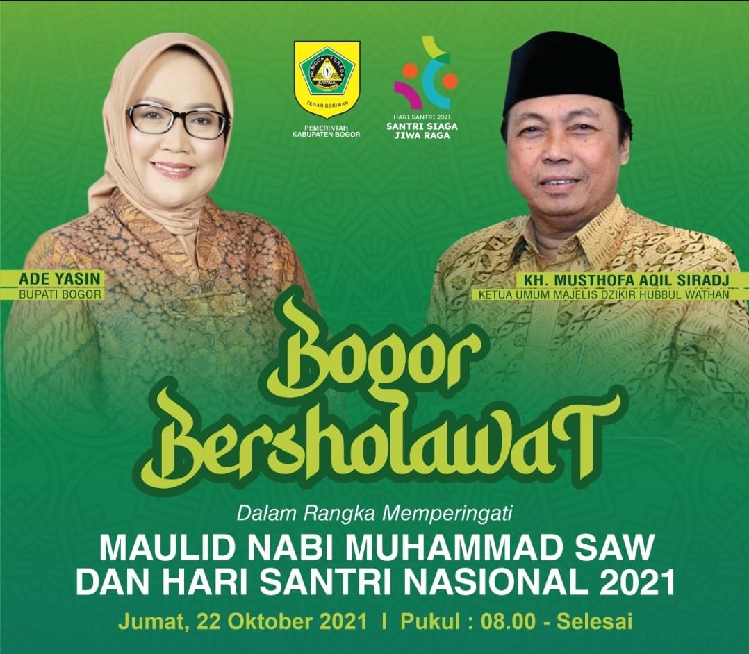 Pemkab Bogor Akan Peringati HSN 2021 Dengan Bogor Bersholawat