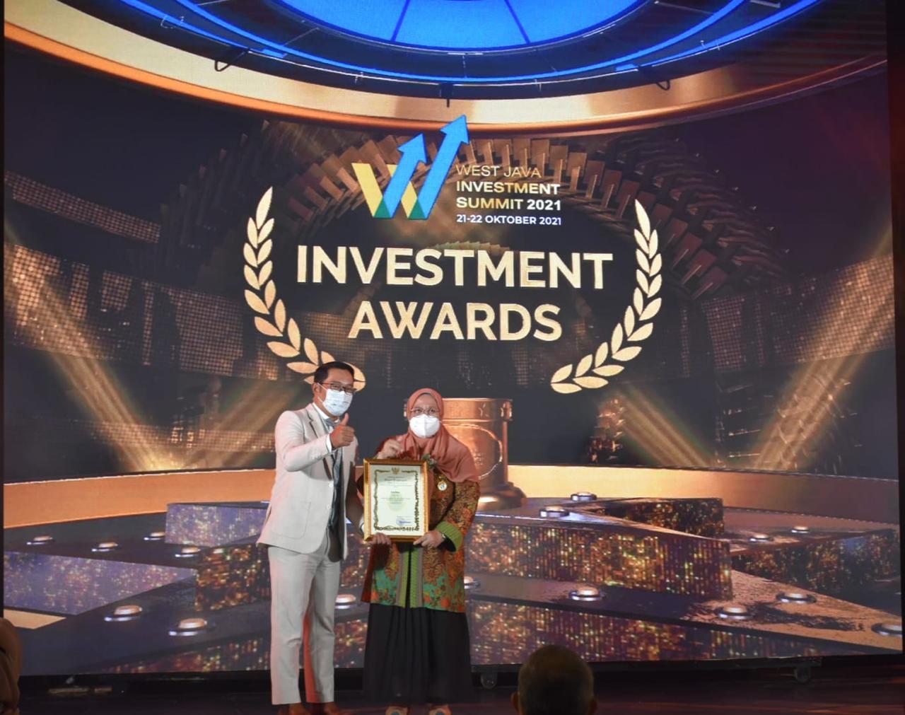Kota Bekasi Sebagai Terbaik I Pada Ajang The 3rd west Java investment Sumit 2021