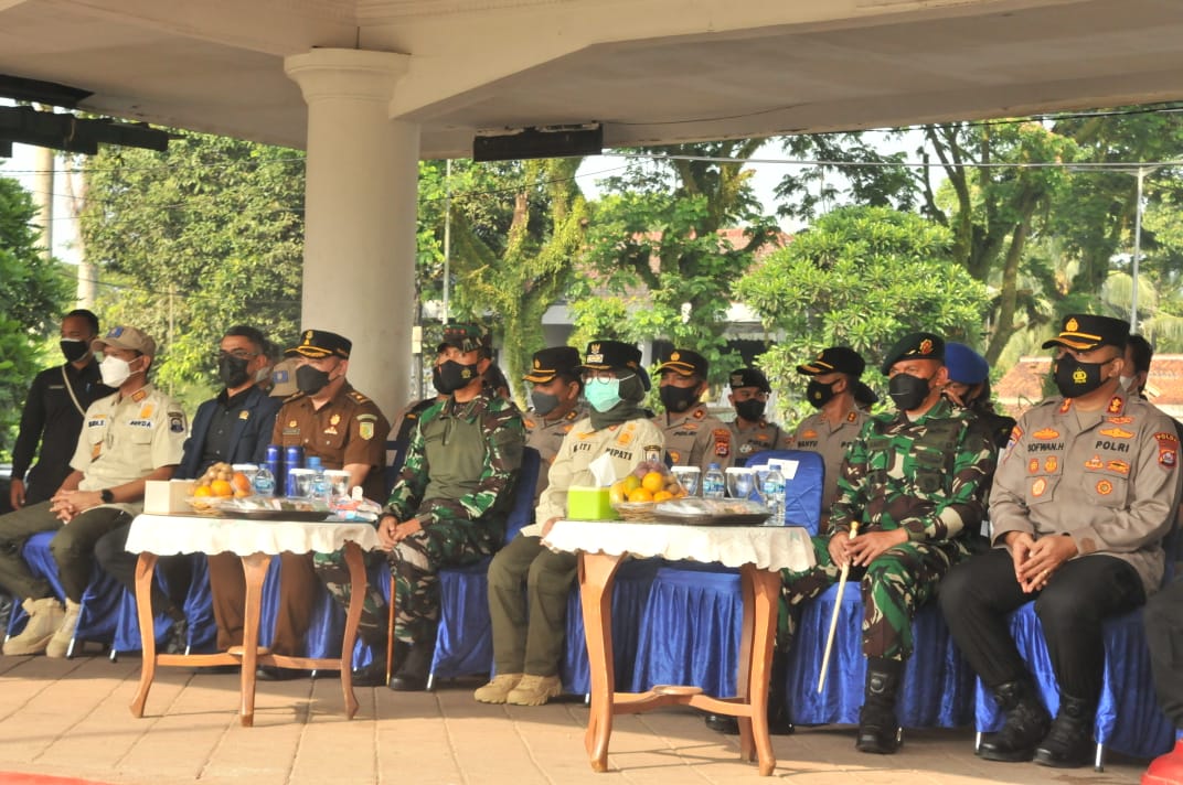 Apel Pergeseran Pasukan, Bupati Lebak Ajak Calon Kades Turut Jaga Kondusivitas Wilayah