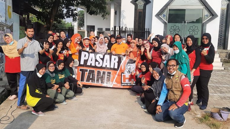 Resmikan Komunitas Pasar Tani, Heri Koswara Targetkan “Petani Untung”