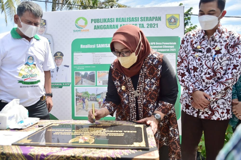 Program Samisade Ubah Nama Jalan “Ampun” Menjadi Jalan “Alhamdulillah” Serta Bangun Jalan Sepanjang 9.123 Meter di Kecamatan Cileungsi