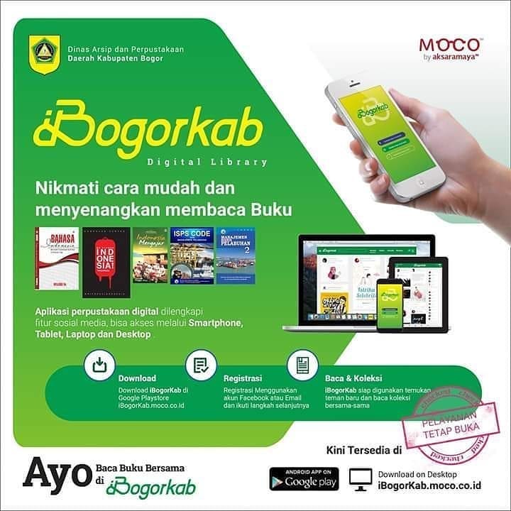 DAPD Luncurkan iBogorKab, Baca Buku Jadi Makin Mudah dan Menyenangkan