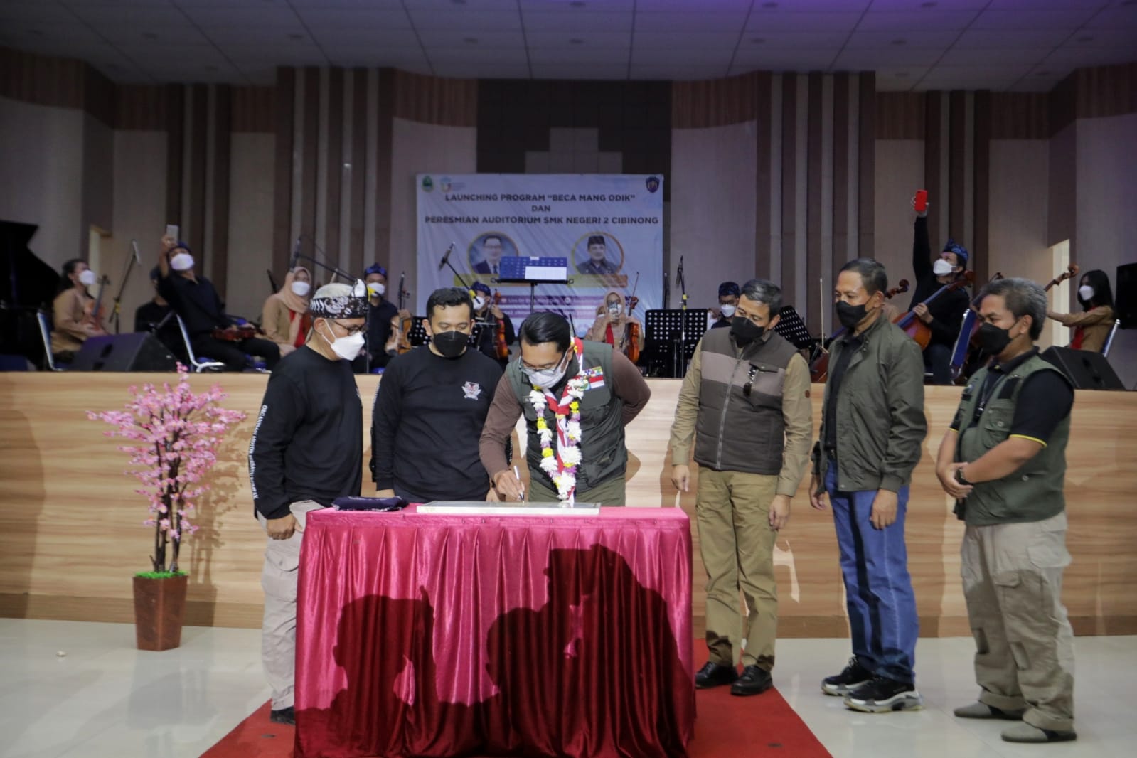 Kehadiran Auditorium Mutiara di SMKN 2 Cibinong Diharapkan Mampu Lahirkan Musisi Besar dan Berkualitas