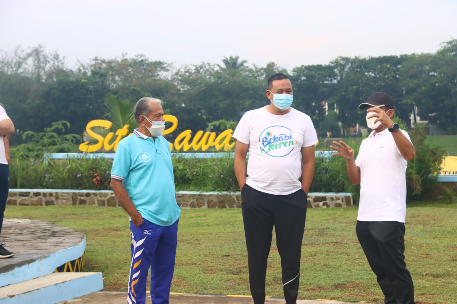 Tri Adhianto Ajak Warga Jati Karya Rawat Situ Pulo