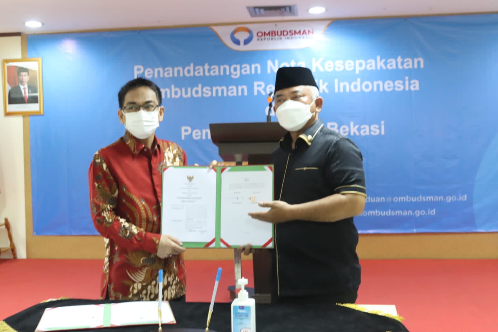 Pemkot Bekasi MOU Dengan Ombudsman RI Terkait Pengawasan Penyelenggaraan Pelayanan Publik Di Kota Bekasi