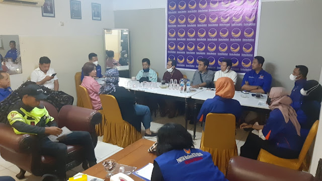 DPD Partai Nasdem Kota Bekasi Konsolidasi Kepada Seluruh DPC Se-Kota Bekasi