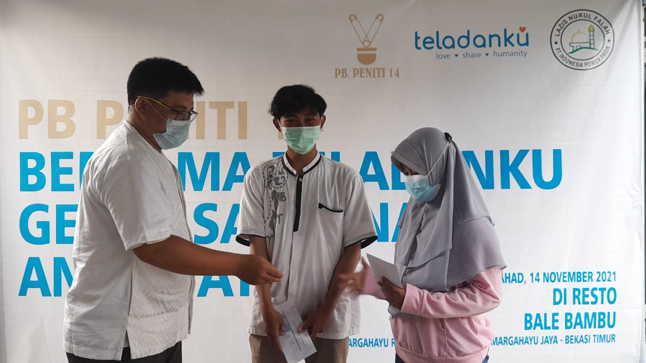 PB Peniti 14 Berkolaborasi dengan Teladanku Gelar Santunan Anak Yatim Di Bekasi
