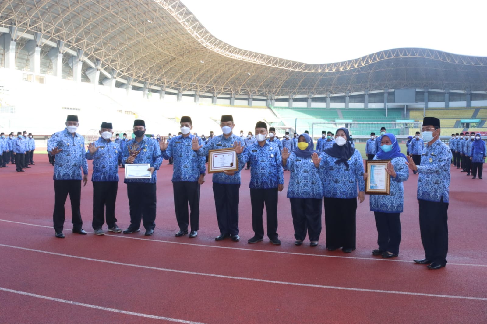 Peringatan Hut Ke 50 Kopri ” ASN Bersatu, Korpri Tangguh, Indonesia Tumbuh.”