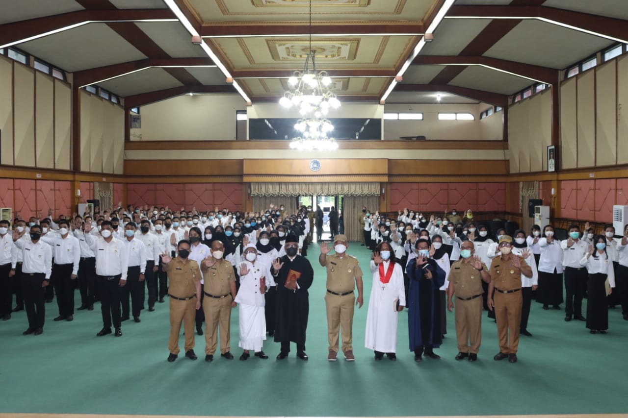 Pemkot Bekasi Lantik 151 CPNS Kota Bekasi