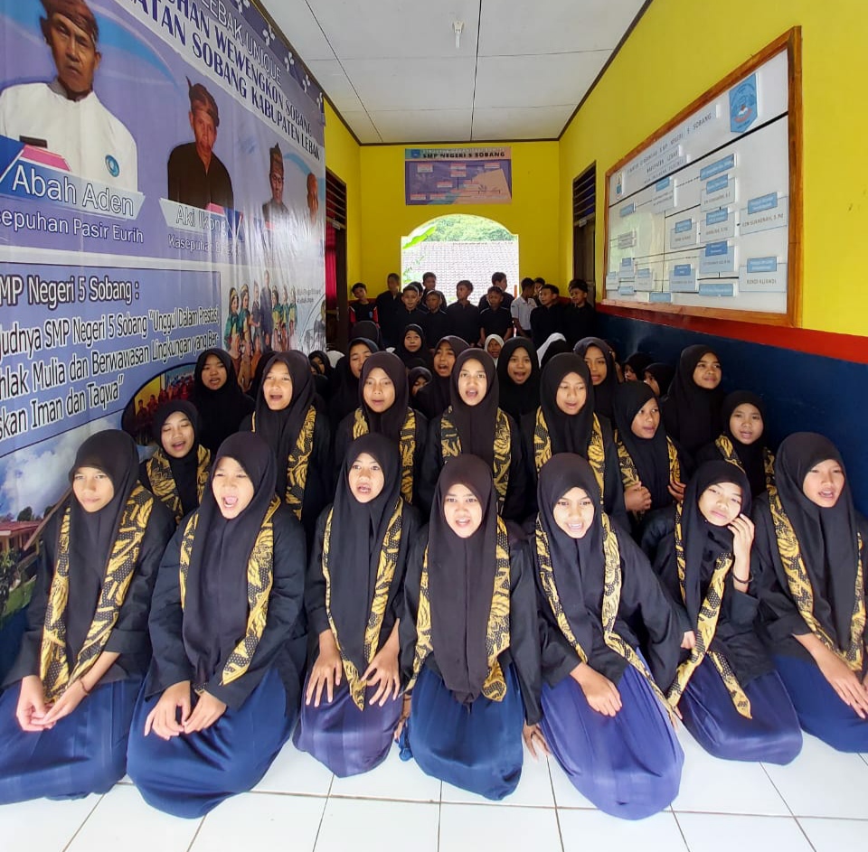 Peringati HUT Lebak 193, SMPN 5 Sobang Gelar Doa Bersama