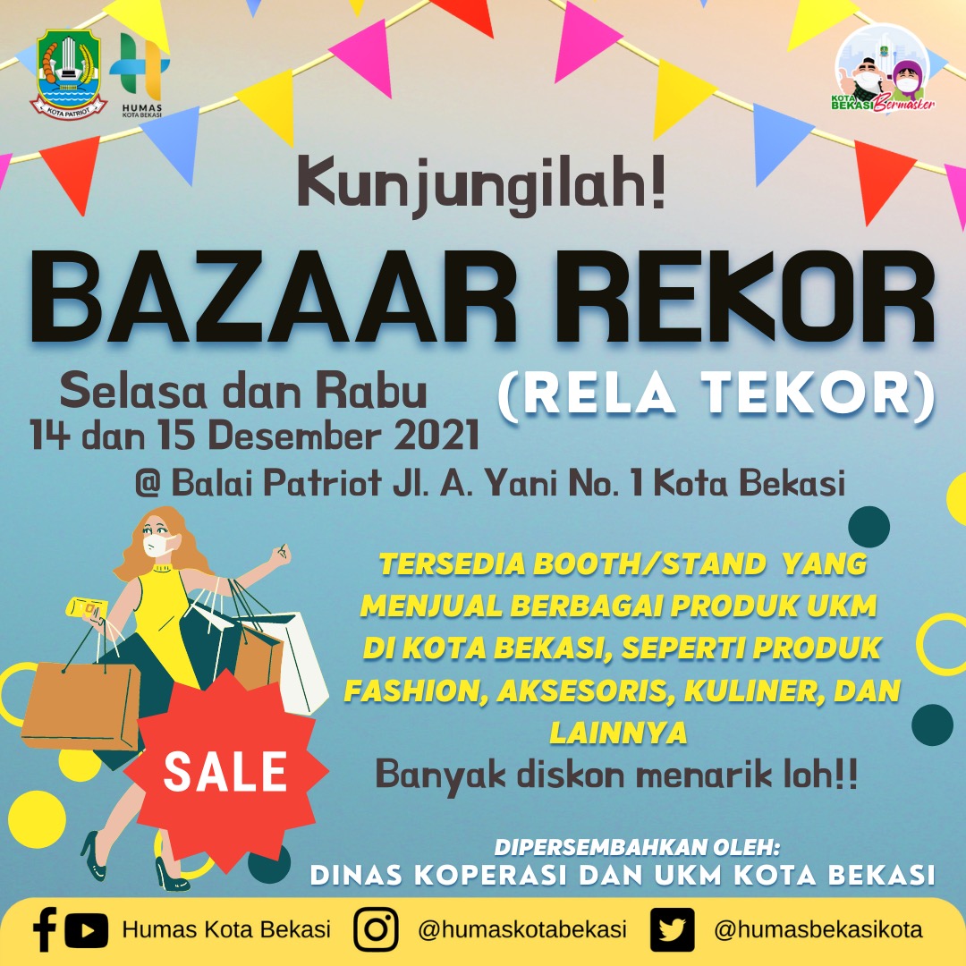 Menjelang Akhir Tahun, Pemkot Bekasi Akan Gelar Bazaar Rekor