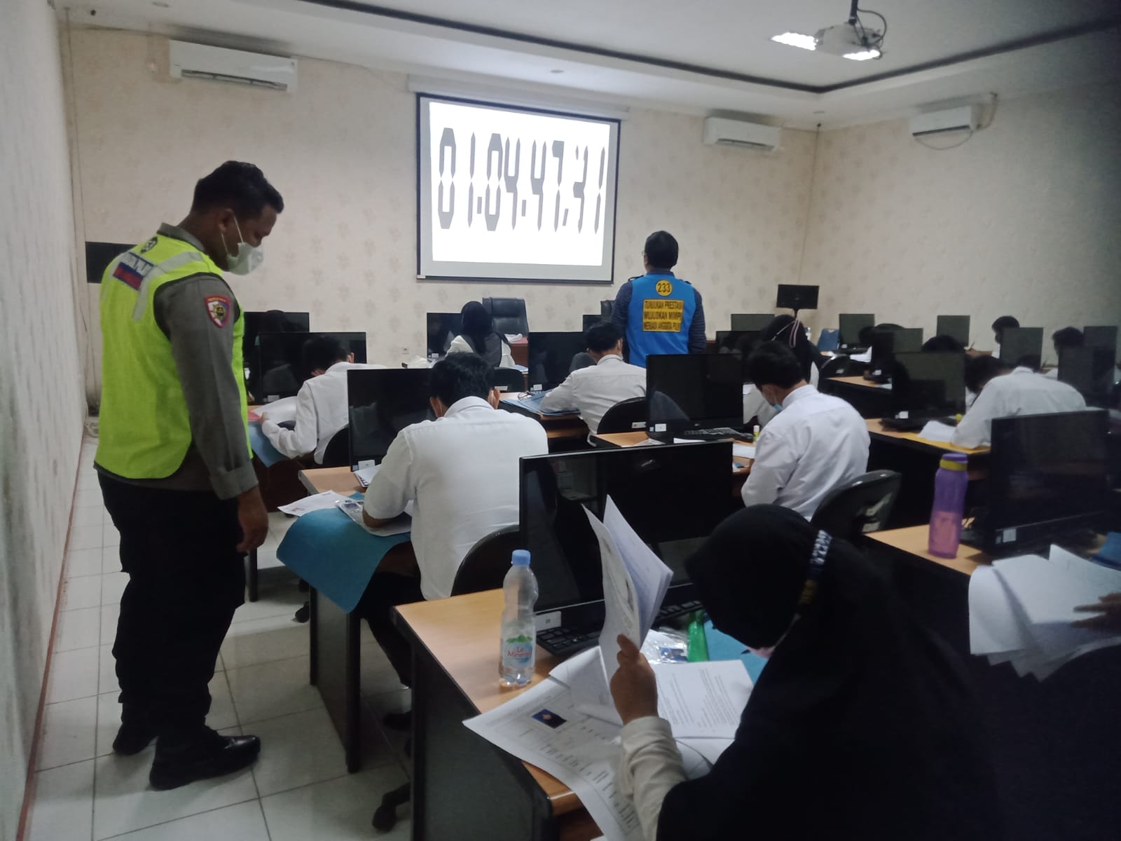 Penerimaan CPNS Polri T.A. 2021, Itwasda Polda Banten Laksanakan Pengawasan Tes PMK