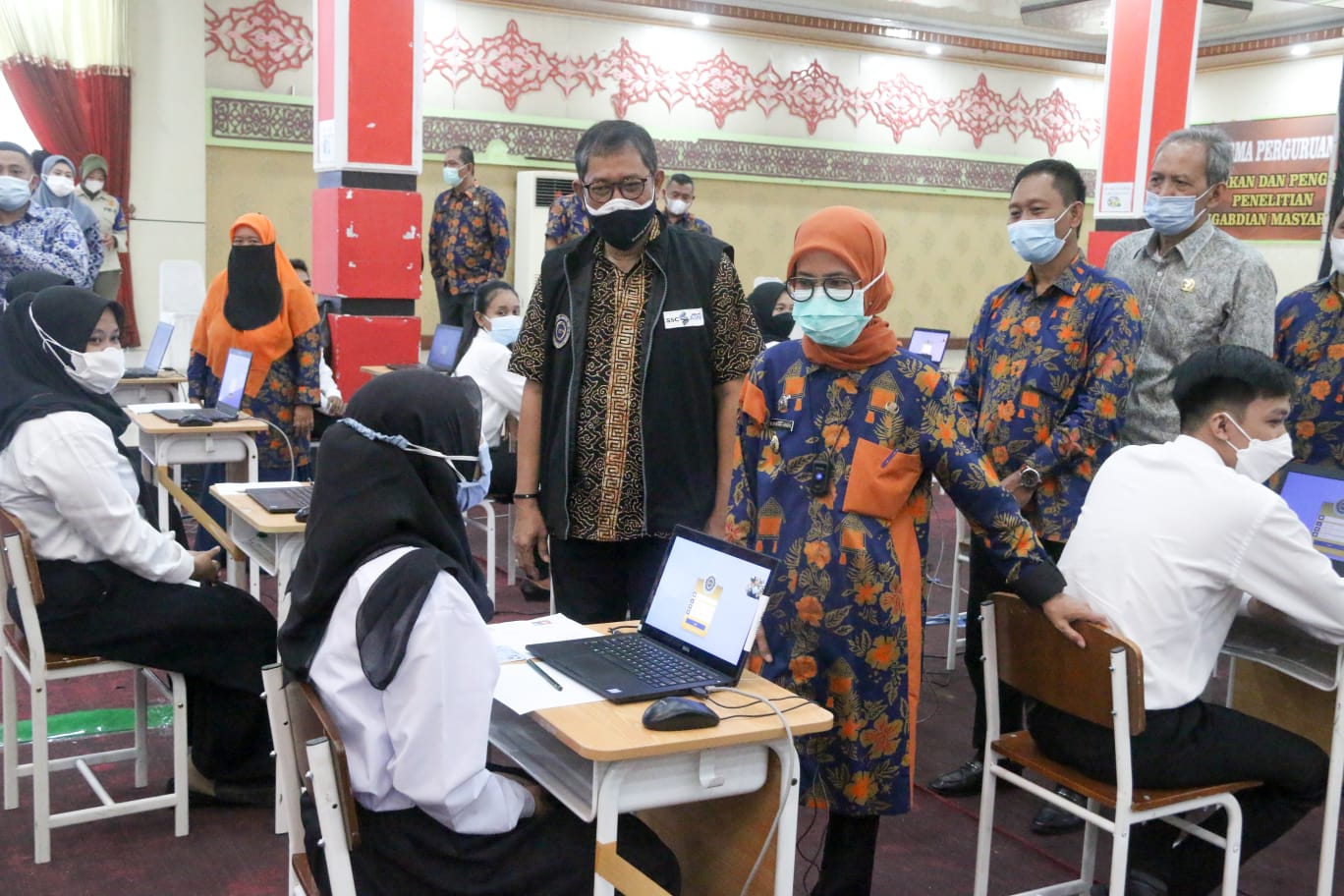 Bupati Lebak Tinjau Pelaksaan SKB