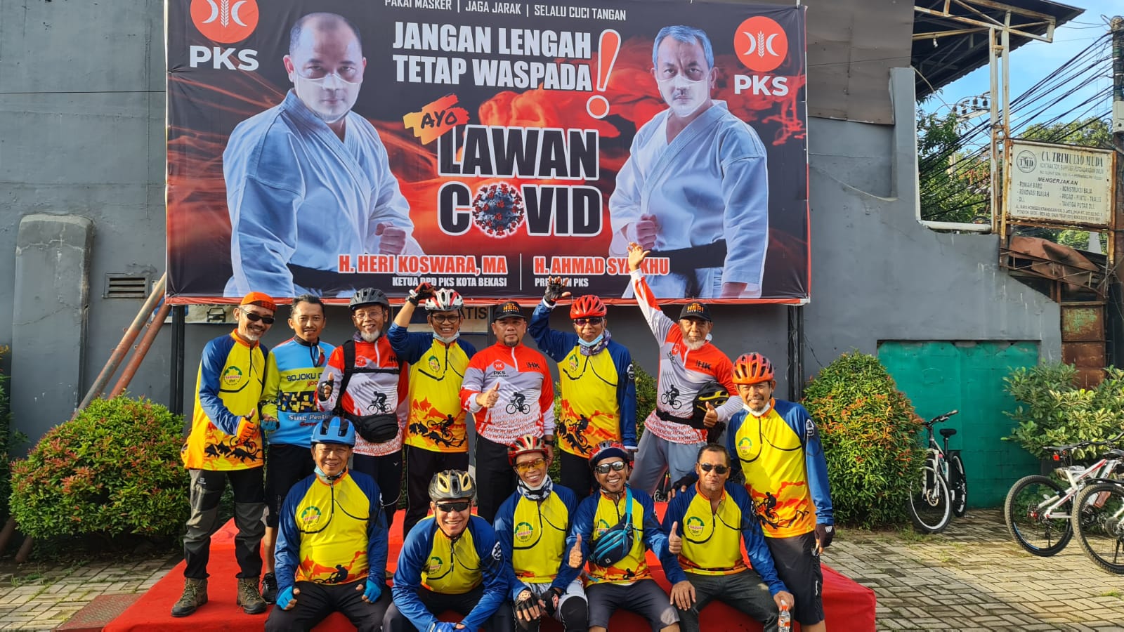 Gowes Bareng Komunitas Jalur Jatiasih, Heri Koswara Ajak Masyarakat Rajin Olahraga