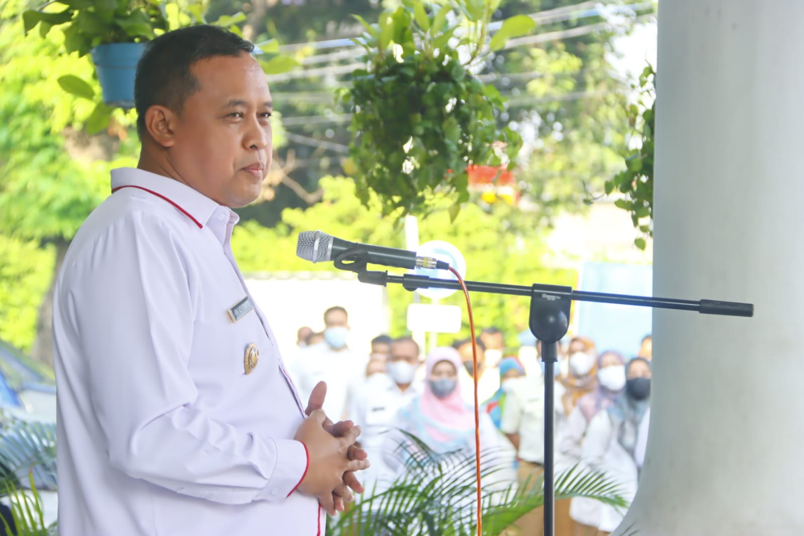 Wakil Wali Kota Bekasi Pimpin Apel Evaluasi Kinerja 2021 DBMSDA