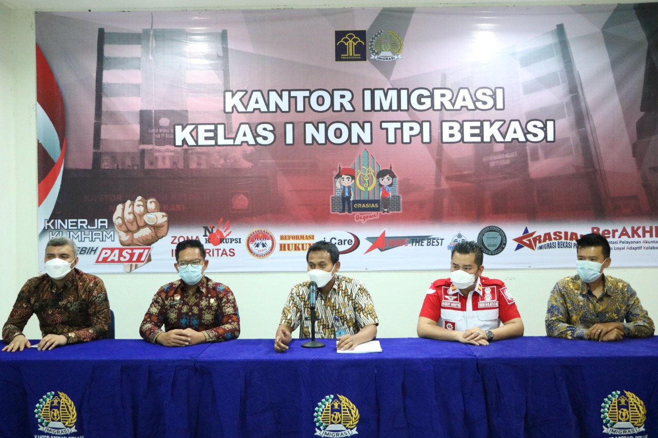 Refleksi tahun 2021 Kantor Imigrasi Kelas I Non TPI Bekasi