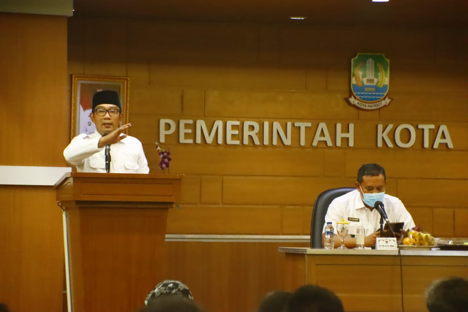 Gubernur Jabar Dan Plt Walikota Bekasi Berikan Arahan Pada ASN Dilingkup Kota Bekasi