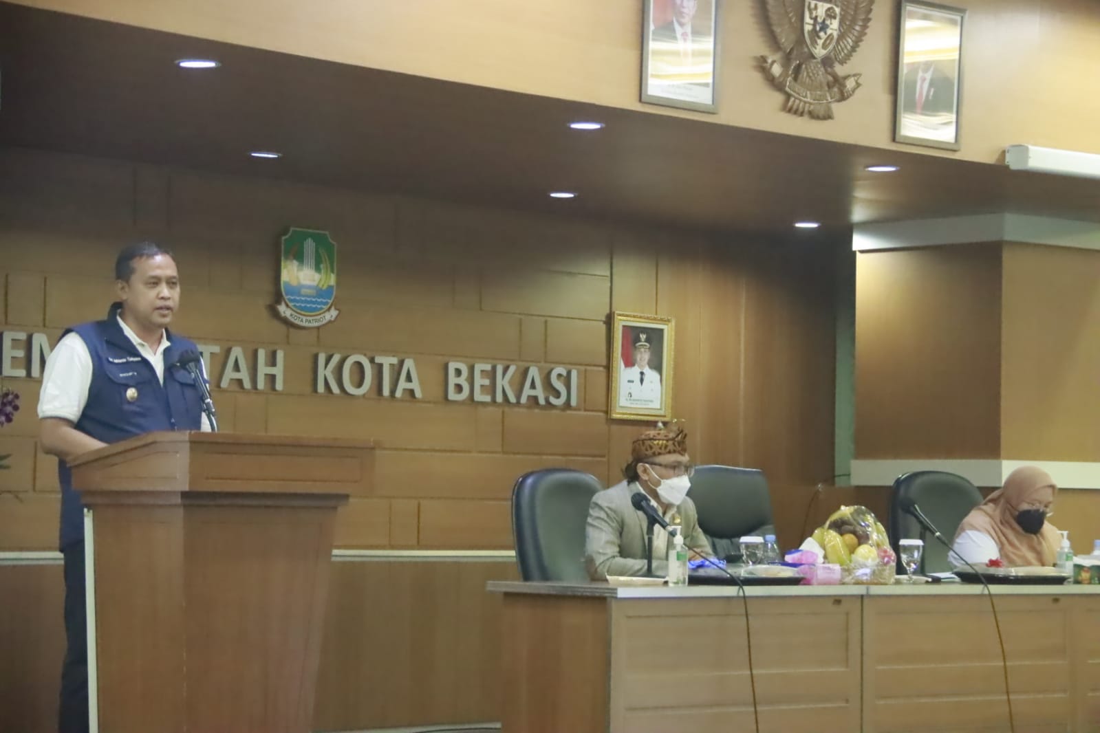 Plt. Wali Kota Bekasi Pimpin Rapat Perencanaan Pembangunan Kota Bekasi Tahun 2023 Konsolidasi Ketercapaian Hasil Pembangunan
