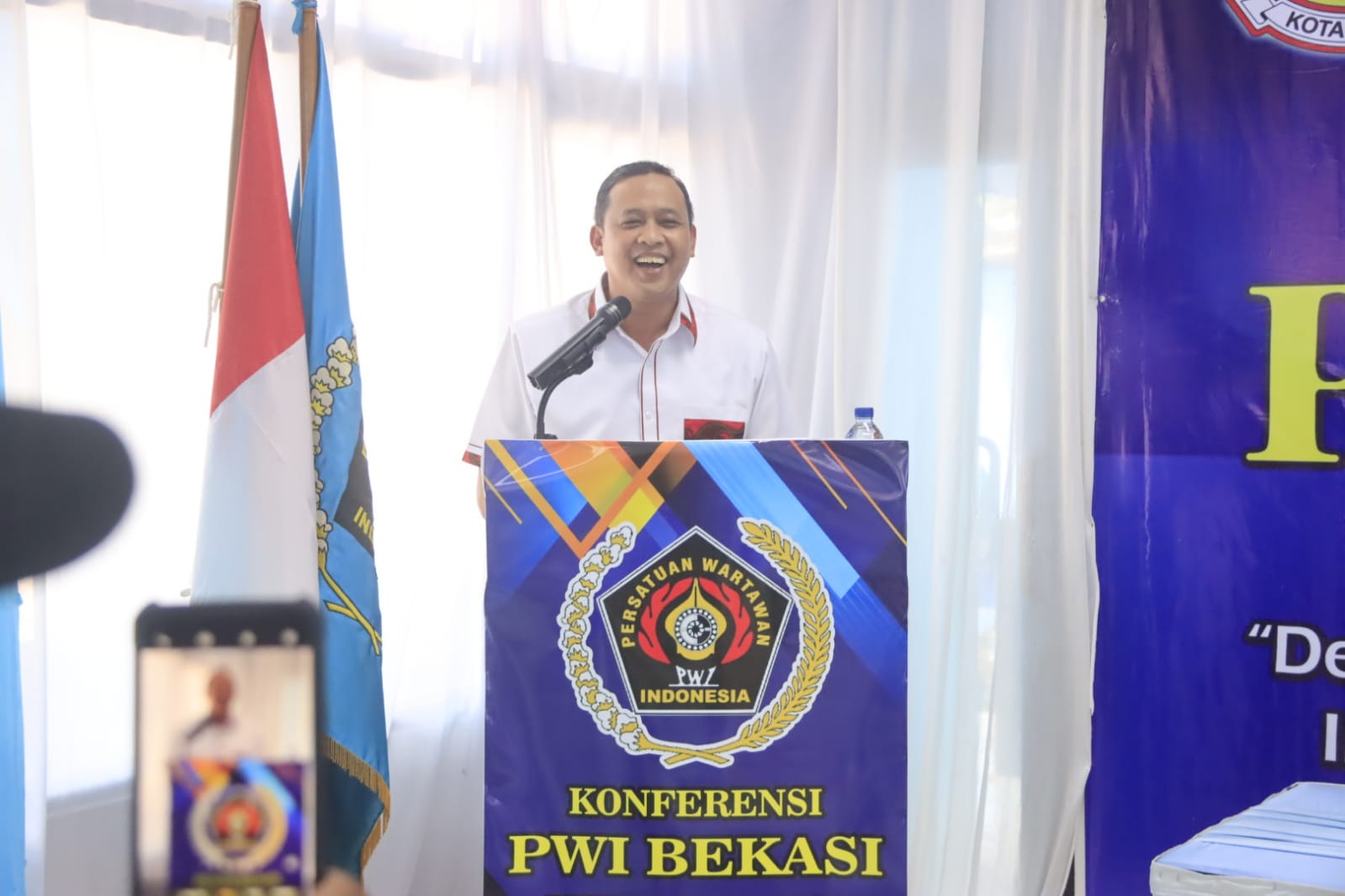 Plt. Walikota Bekasi Secara Resmi Membuka Konferensi PWI Bekasi