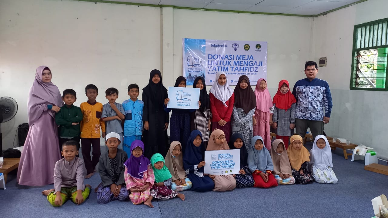 Milad Pertama Teladanku Bantu Sarana Pendidikan Di Rumah Tahfidz Quran Nurul Iman Bekasi