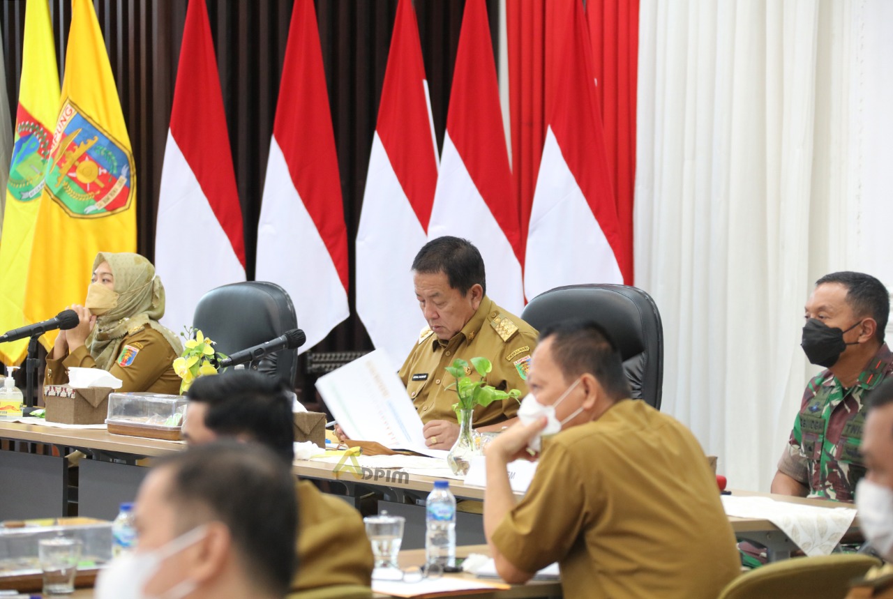 Tindaklanjuti Arahan Presiden, Gubernur Arinal dan Wagub Chusnunia serta Jajaran Forkopimda Susun Langkah Antisipatif Bila Varian Omicron Masuk ke Provinsi Lampung