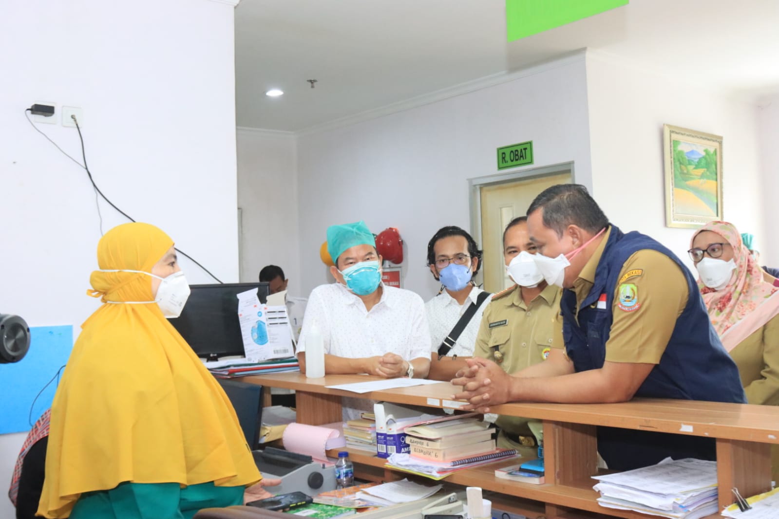 Lonjakan Kasus Aktif di Kota Bekasi, Plt. Wali Kota Tinjau Langsung Ruang Alamanda RSUD CAM