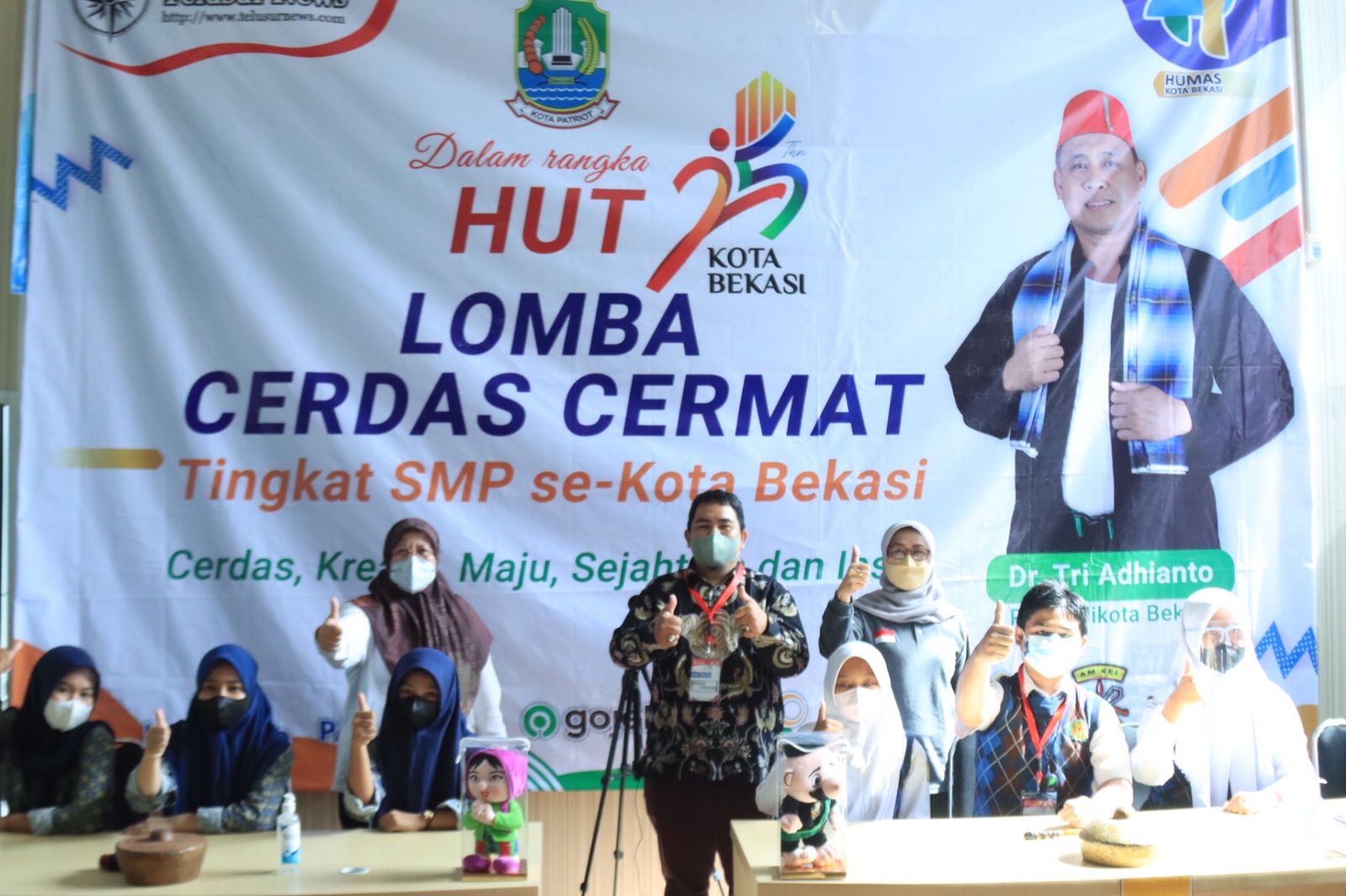 Sambut HUT ke-25, Sekda Kota Bekasi Buka Lomba Cerdas Cermat tingkat SMP se-Kota Bekasi