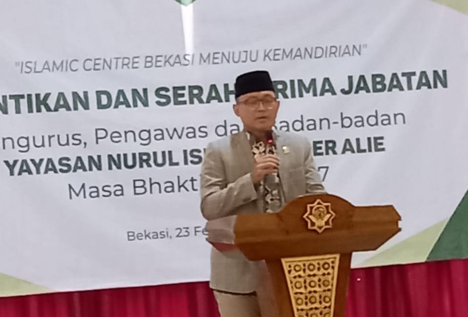 Chairoman dorong Islamic Center Bekasi Jadi Pusat membangun Spirit & karakter Religius Warga Bekasi