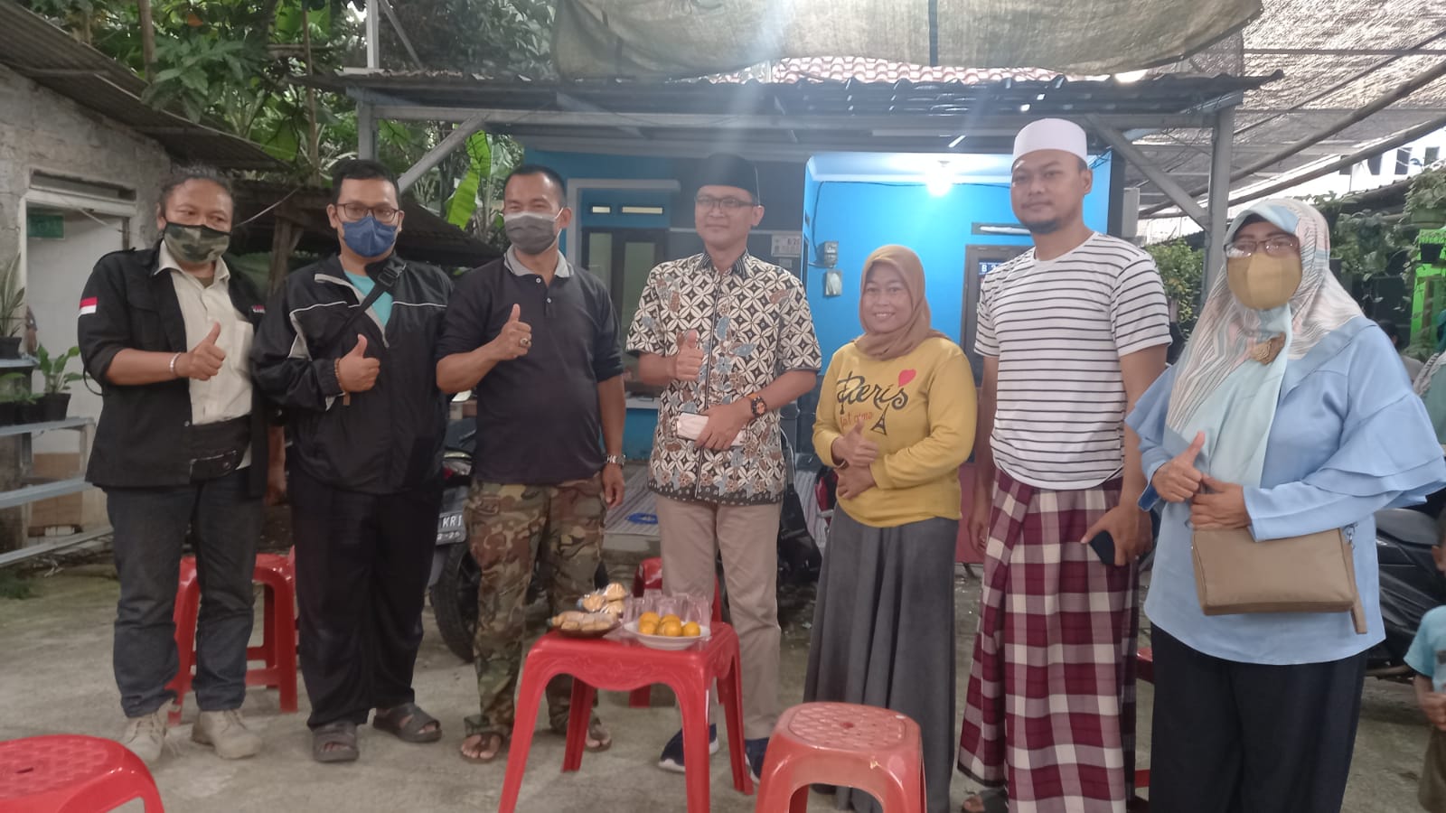 Chairoman Sempatkan Ta’ziyah Tiga Hari Wafatnya Salma, Remaja Bekasi penderita Tumor Ganas