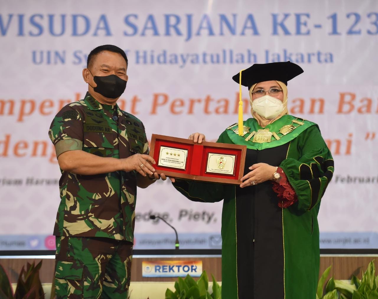 Kasad Beri Orasi Ilmiah Kepada Mahasiswa UIN Syarif Hidayatullah