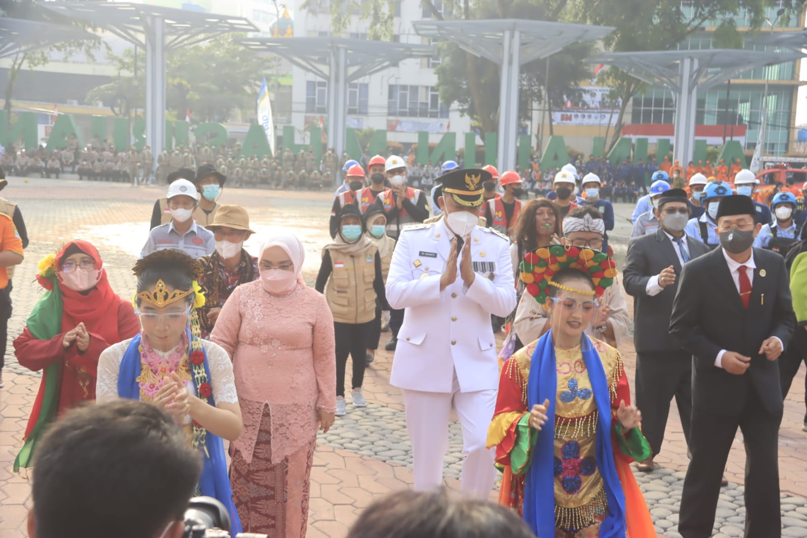 Teater Kolosal URC Kota Bekasi Jadi Pembuka Puncak HUT ke-25 Kota Bekasi di Alun Alun M. Hasibuan