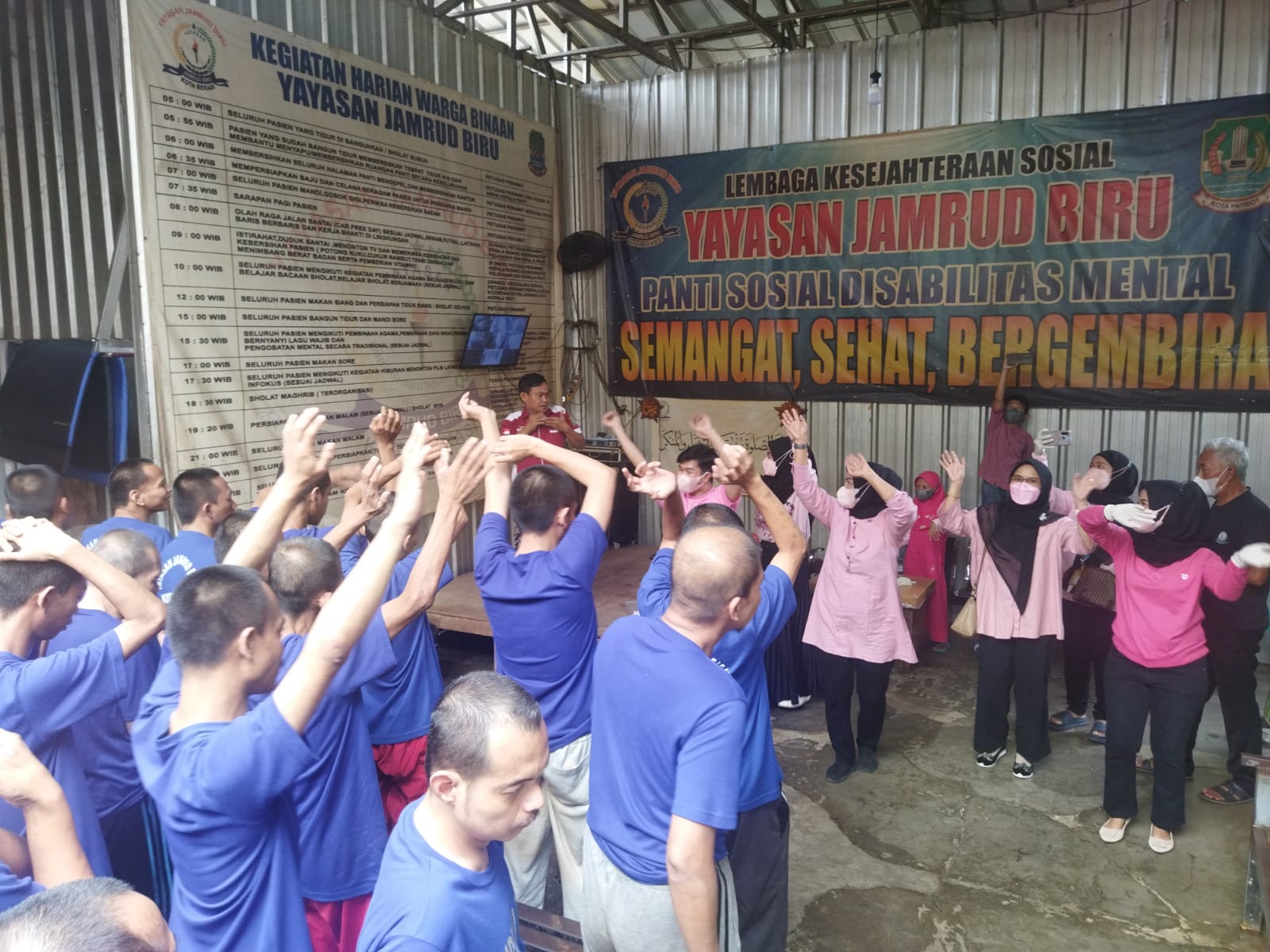 Ratusan Warga Binaan Antusias Ikuti Senam Bersama dan Pemeriksaan Kesehatan