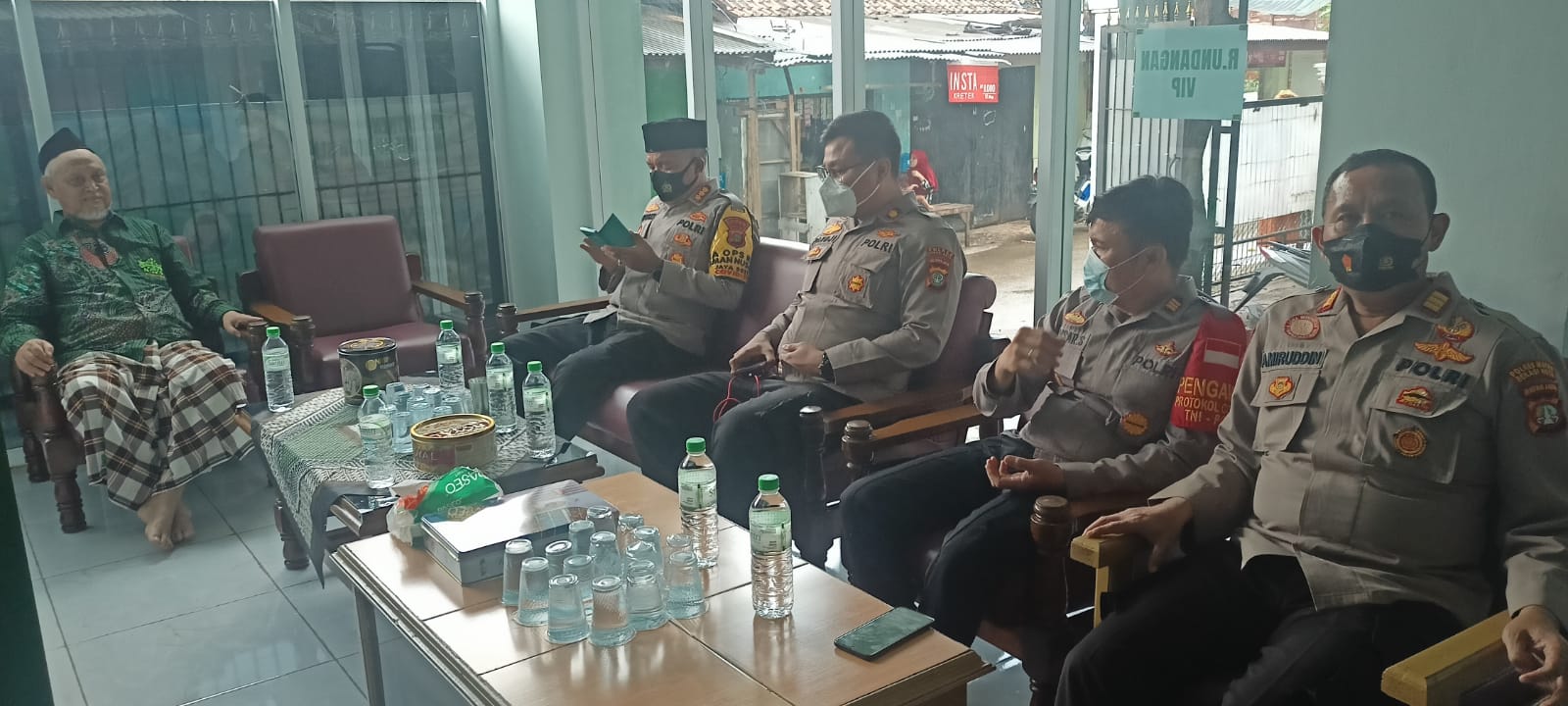 Silahturahmi Kamtibmas Kapolres ke MUI Kota Bekasi, Ketua MUI Kota Bekasi : Vaksinasi Halal dan tidak Batalkan Puasa di Bulan Puasa
