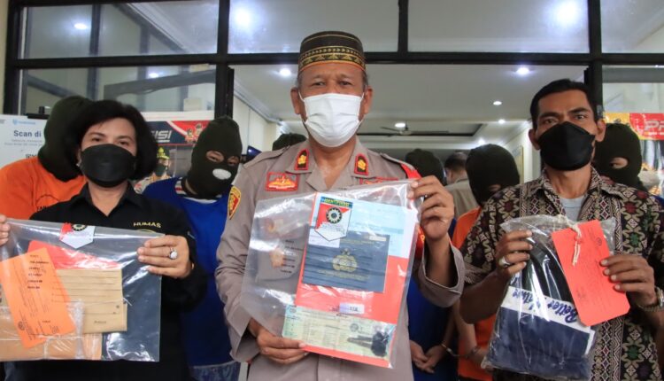 Polsek Bekasi Kota Ciduk 3 Pelaku Curanmor Dan 4 Penadahnya