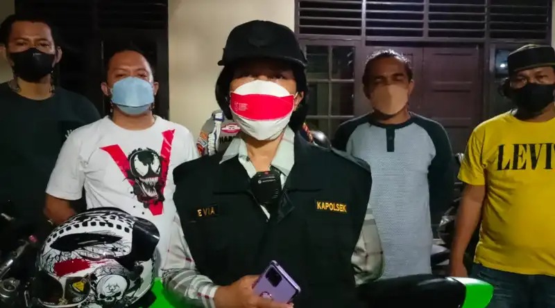 Kapolsek Sako Pimpin Langsung Razia, Guna Meminimalisir Tindak Kejahatan Dan Balap Liar