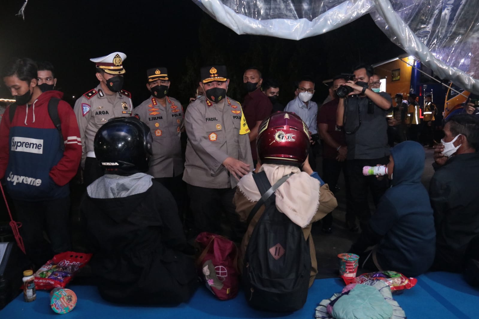 Pastikan kenyamanan pemudik, Kapolda metro jaya tinjau Rest Area motor dan mobil Jalan Arteri Kedung Waringin Bekasi