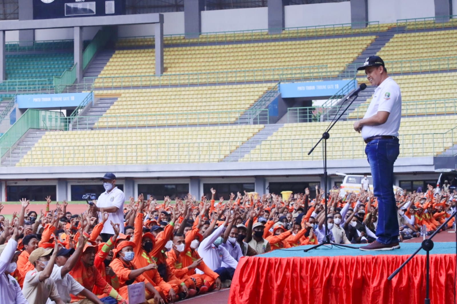 Plt. Walikota Bekasi Dalam Halal Bihalal Lingkup Lingkungan Hidup Ucapkan Terimakasih Untuk Pesapon