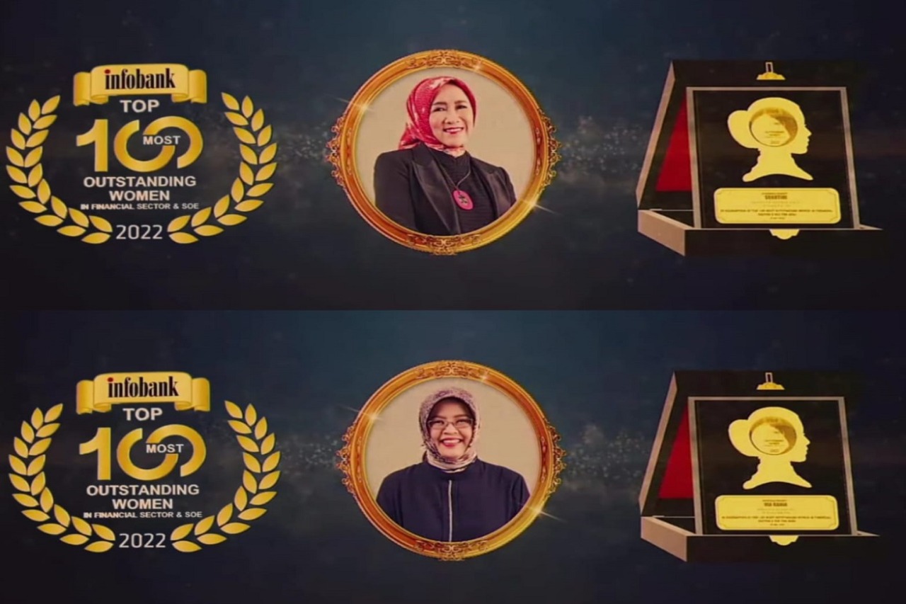 2 Direksi Wanita bank bjb Masuk TOP 100 Most Oustanding Women 2022