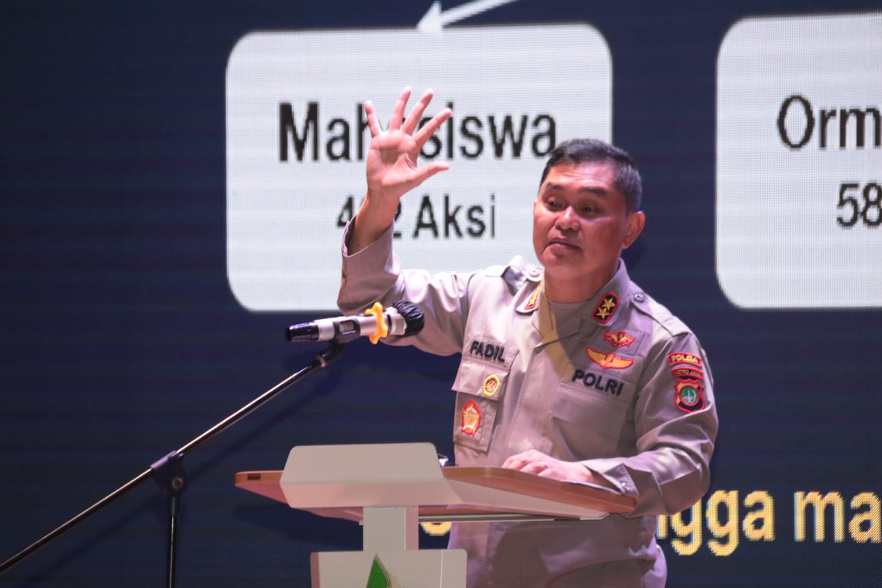 Kapolda Metro Jaya Jadi Pembicara Dialog Kebangsaan Bertema “Optimalisasi Peran Organisasi Mahasiswa dalam Upaya Penguatan Ekonomi Keumatan di Era Disrupsi