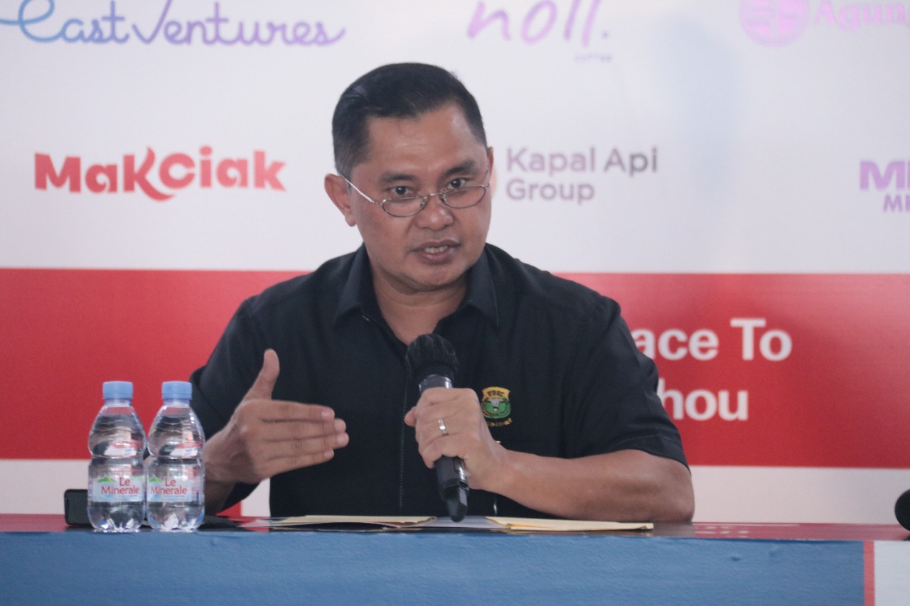 Kapolda Metro Jaya Konferensi Pers East Ventures Indonesia Open 2022