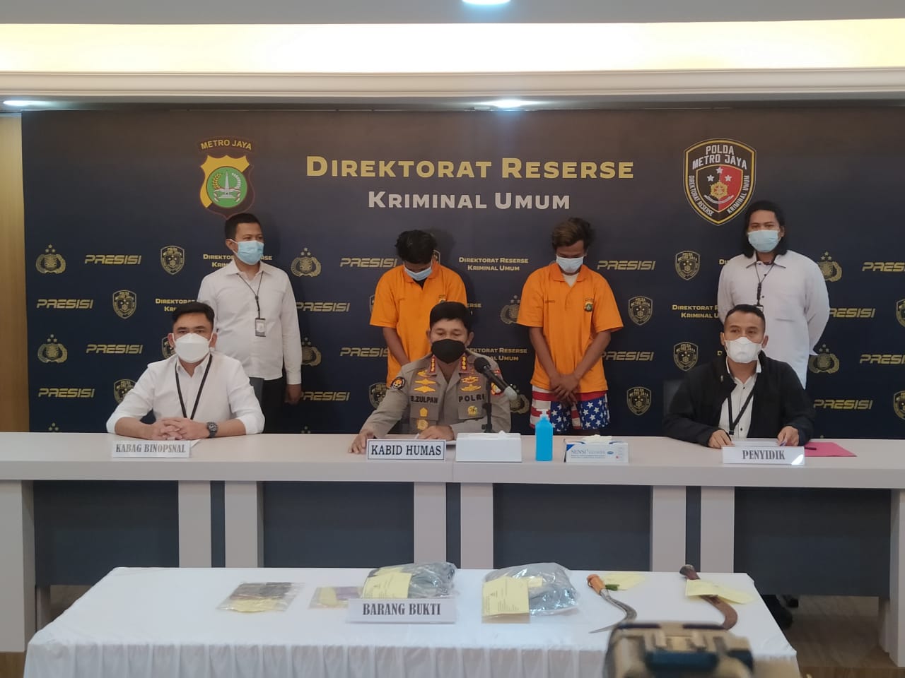 Polda Metro Jaya Tetapkan 3 Tersangka, Begal Bercelurit Di Bekasi