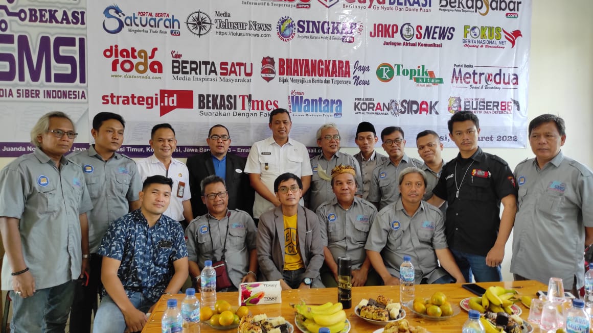 Kunjungi SMSI Kota Bekasi, Plt Wali Kota Bilang Begini