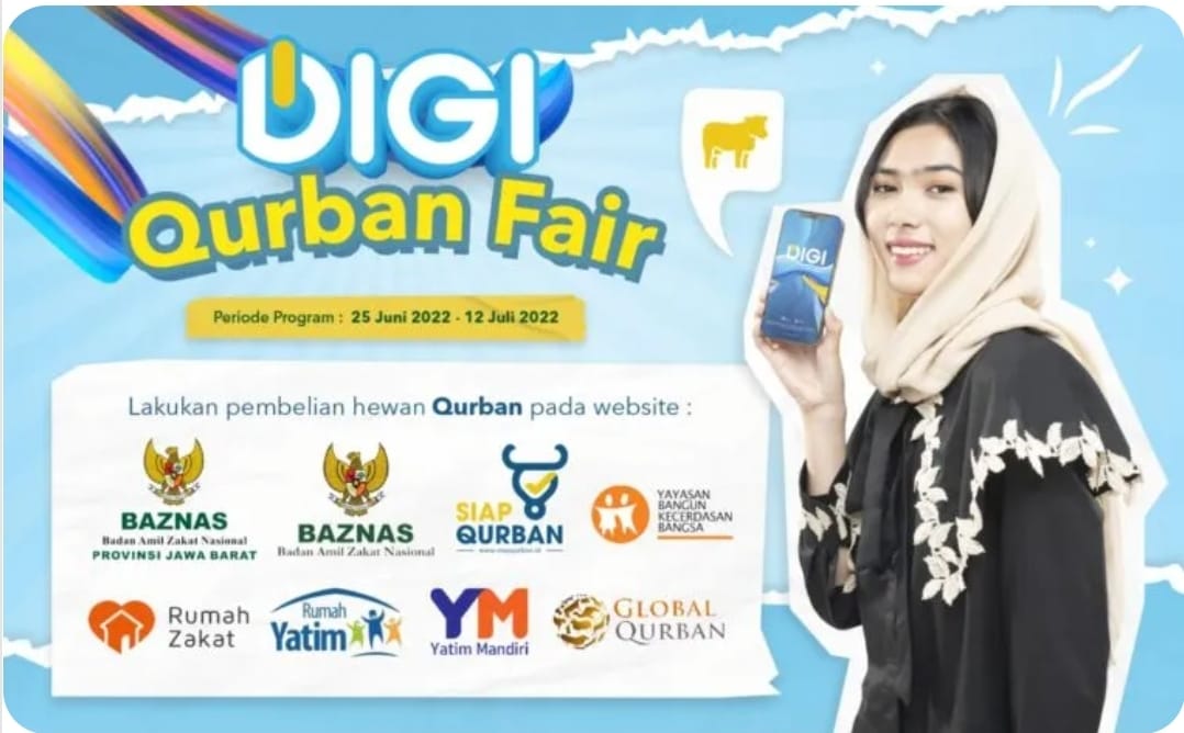 Berkurban Mudah Tanpa Repot, Beli Hewan Qurban Cukup Daring dan Bayar Cashless