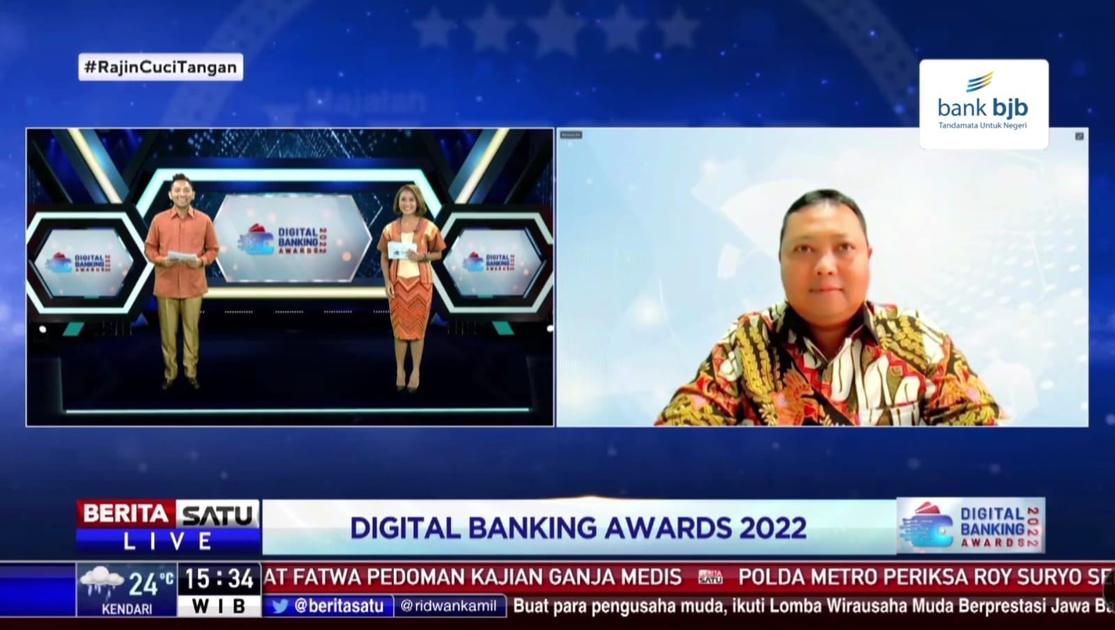Terus Kembangkan DIGI menjadi Super Apps, bank bjb Raih 2 Penghargaandi Digital Banking Awards 2022