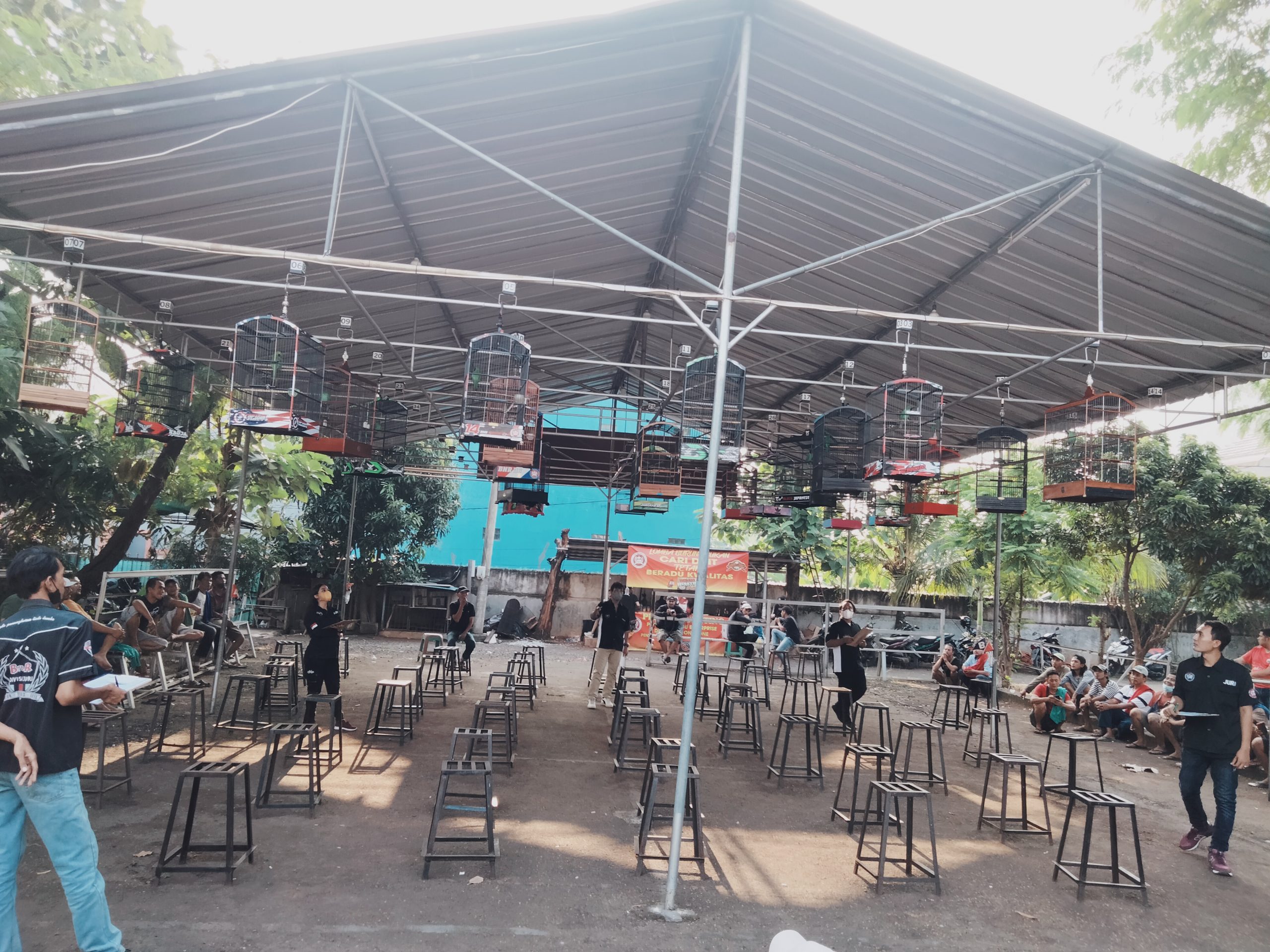 Kontes Burung Kicau, Pondok Bambu Enterprise Bersama Juri Bnr Indonesia Gelar Latber Rutin